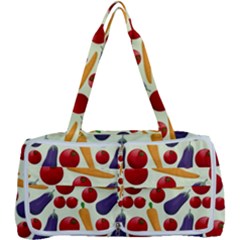 Vegetable Food Illustration Patterntexture Multi Function Bag by Wegoenart