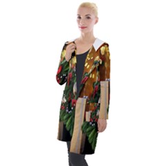 Christmas Tree And Presents Hooded Pocket Cardigan by artworkshop