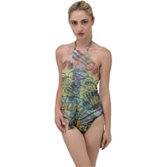 Energy Flow Intuition Go With The Flow One Piece Swimsuit by Wegoenart