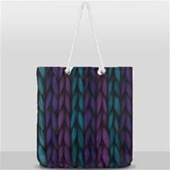 Background Full Print Rope Handle Tote (large) by nateshop