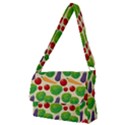 Food Illustration Pattern Texture Full Print Messenger Bag (M) View1