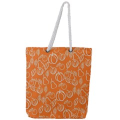 Illustration Abstract Pattern Seamless Full Print Rope Handle Tote (large) by Ravend