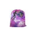Astronaut Earth Space Planet Fantasy Drawstring Pouch (Small) View2