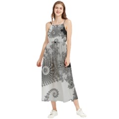 Apple Males Almond Bread Abstract Boho Sleeveless Summer Dress by danenraven