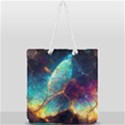 Abstract Galactic Wallpaper Full Print Rope Handle Tote (Large) View1