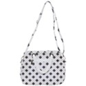Spades Black And White Rope Handles Shoulder Strap Bag View3