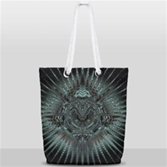Abstract Art Fractal Artwork Full Print Rope Handle Tote (small) by Pakrebo