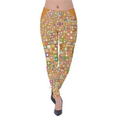 Calendar -1 Velvet Leggings by nateshop
