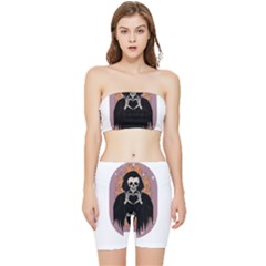 Halloween Stretch Shorts And Tube Top Set by Sparkle