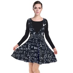 Science Einstein Formula Mathematics Physics Plunge Pinafore Dress by danenraven