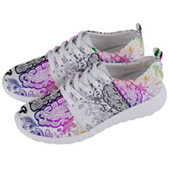 Anatomy Brain Head Medical Psychedelic  Skull Men s Lightweight Sports Shoes by danenraven
