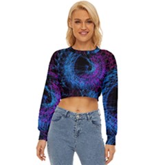 Symmetry Awesome 3d Digital Art Graphic Pattern Vortex Lightweight Long Sleeve Sweatshirt by danenraven