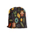 Christmas Seamless Pattern Drawstring Pouch (Large) View1