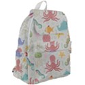 Underwater-seamless-pattern-light-background-funny Top Flap Backpack View2