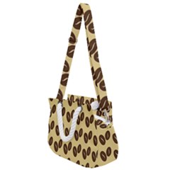 Coffee Beans Rope Handles Shoulder Strap Bag by ConteMonfrey