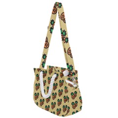 Pastel Pineapple Rope Handles Shoulder Strap Bag by ConteMonfrey
