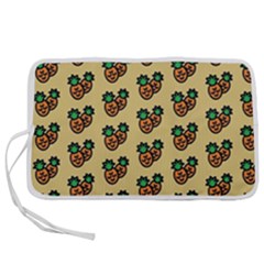 Pastel Pineapple Pen Storage Case (l) by ConteMonfrey