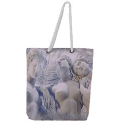 Three Graces Collage Artwork Full Print Rope Handle Tote (large) by dflcprintsclothing