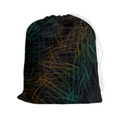 Background Pattern Texture Design Drawstring Pouch (2xl) by Ravend