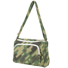 Camouflage Pattern Background Front Pocket Crossbody Bag by Wegoenart