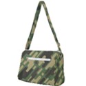 Camouflage Pattern Background Front Pocket Crossbody Bag View2