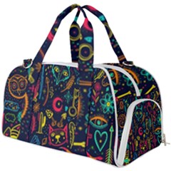 Sketch-graphic-illustration Burner Gym Duffel Bag by Wegoenart