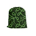 Snakes Seamless Pattern Drawstring Pouch (Large) View1