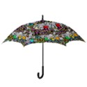 Hip Hop Background Hook Handle Umbrellas (Large) View3