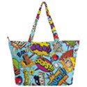 Comic Elements Colorful Seamless Pattern Full Print Shoulder Bag View2