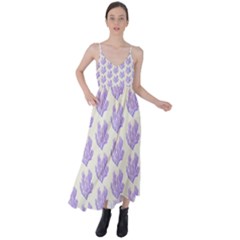 Seaweed Clean Tie Back Maxi Dress by ConteMonfrey