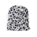 Eyes Drawing Motif Random Pattern Drawstring Pouch (XL) View2
