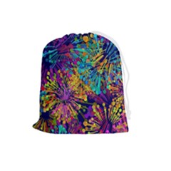 Illustration Graphics Design Art Drawstring Pouch (large) by Wegoenart