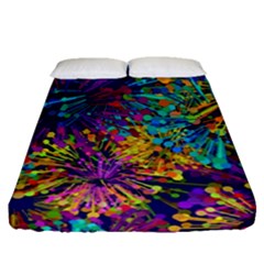 Illustration Graphics Design Art Fitted Sheet (queen Size) by Wegoenart