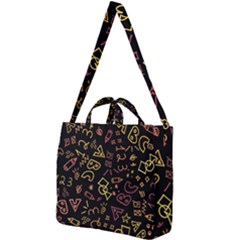 Background Graphic Beautiful Square Shoulder Tote Bag by Wegoenart