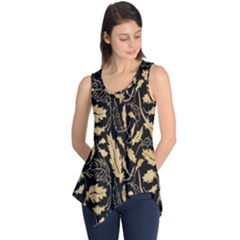 Natura Premium Golden Leaves Sleeveless Tunic by ConteMonfrey