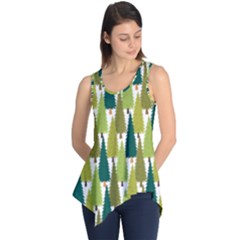 Pine Trees   Sleeveless Tunic by ConteMonfrey