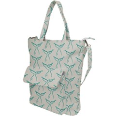 Blue Mermaid Tail Clean Shoulder Tote Bag by ConteMonfrey