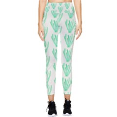 Watercolor Seaweed Pocket Leggings  by ConteMonfrey