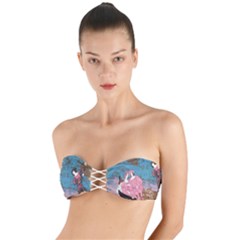 Gondola Ride   Twist Bandeau Bikini Top by ConteMonfrey
