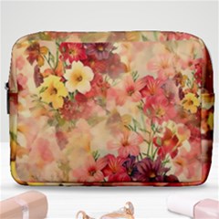 Seamless Pattern Textile Surface Luxury Vintage Make Up Pouch (large) by Wegoenart