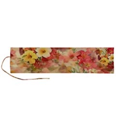 Seamless Pattern Textile Surface Luxury Vintage Roll Up Canvas Pencil Holder (l) by Wegoenart