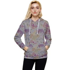 Pattern Armenian Birds Women s Lightweight Drawstring Hoodie by Gohar