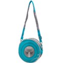Blue Washing Machine, Electronics Crossbody Circle Bag View1