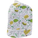Hamburger With Fruits Seamless Pattern Zip Bottom Backpack View2