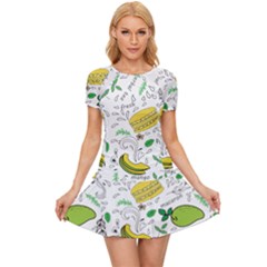Hamburger With Fruits Seamless Pattern Women s Sports Wear Set by Jancukart