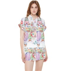 Easter Village  Chiffon Lounge Set by ConteMonfrey