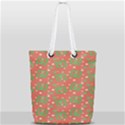 Christmas textur Full Print Rope Handle Tote (Small) View2