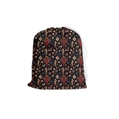 Carpet Symbols Drawstring Pouch (medium)