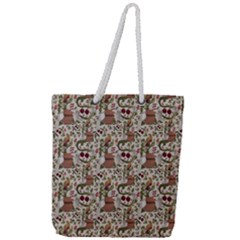 Ornaments Full Print Rope Handle Tote (large) by Gohar