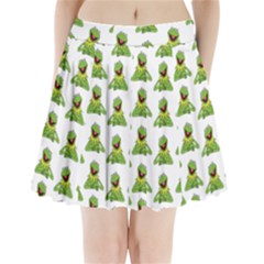 Kermit The Frog Pleated Mini Skirt by Valentinaart